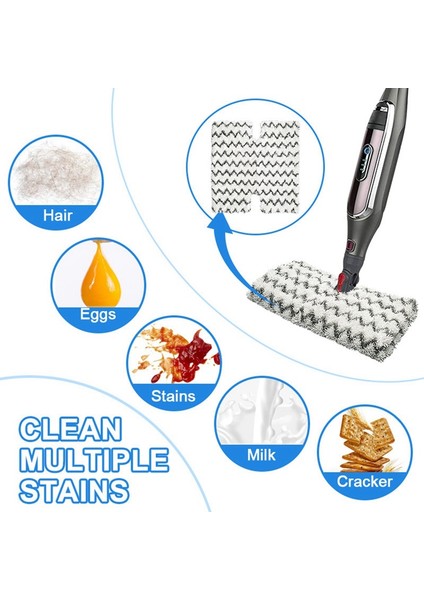 P3/p5/p8 Buharlı Cep Paspas Sistemi Elektrikli Süpürge Parçaları Paspas Bezi Için 4 Adet Yedek Buharlı Paspas Pedi (Yurt Dışından) modelleri