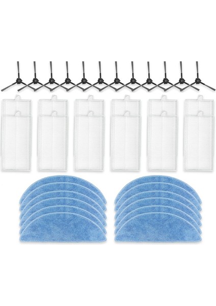 Debot Y1 Pro / Y1 , Y1 Pro / Y1 Vakum Aksesuarları Yan Fırça Hepa Filtre Paspas Bezi (Yurt Dışından) modelleri