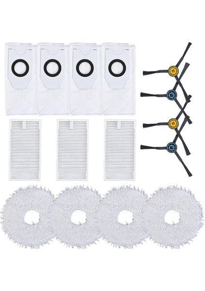 J12 Ultra Için Paspaslar, Toz Torbaları ve Yan Fırçalarla Etkili Temizlik Sağlayan Elektrikli Süpürge Aksesuar Seti (Yurt Dışından) fırsatları