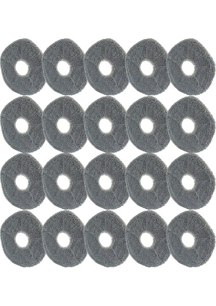 X9PRO Süpürme Robotu Vakum Zemin Dragram Temizleme Bezi Yıkama Bezi Pedi Yedek Parçaları Için 20 Adet Paspas Bezi (Yurt Dışından)