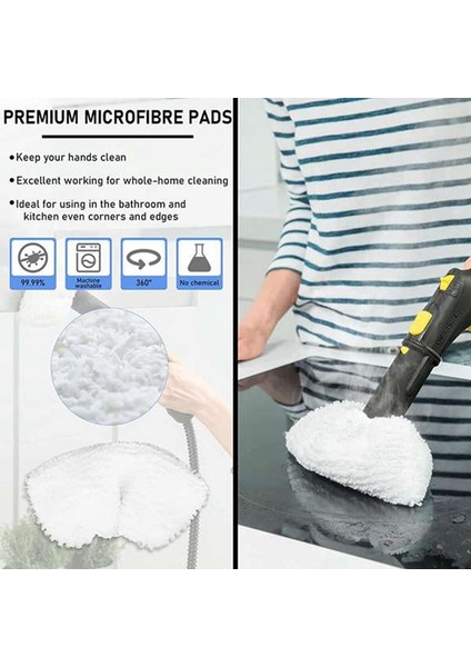 Sc1 Sc2 Sc3 Sc4 Sc5 El Süpürgesi Parçaları Yıkanabilir Mikrofiber Paspas Bezi Için Yedek Buharlı Paspas Pedleri (Yurt Dışından) fırsatları