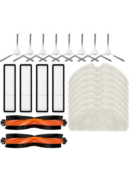 F9 Pro Yedek Parça Aksesuarları Ana Yan Fırça Hepa Filtre Paspas Bezi (Yurt Dışından) fiyatları