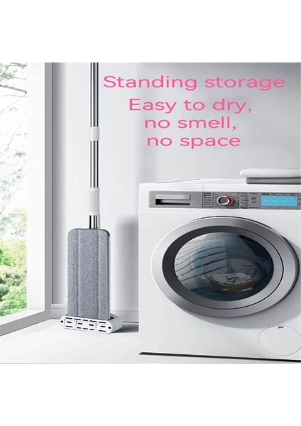 Düz Paspas, Eller Serbest, Kendiliğinden Sıkılan Zemin Temizleme Paspası - Mikrofiber Zemin Paspası, El Yıkama Gerektirmeyen Paspas (Yurt Dışından) modelleri