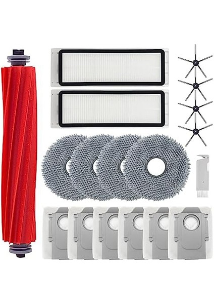 Robot Süpürge Için Vakum Aksesuarları Seti Paspas Pedleri Ana Yan Fırça Toz Torbaları Hepa Filtre (Yurt Dışından) fiyatları