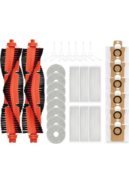 M30 Pro Robot Süpürge Mop Choth Süpürge Torbaları Aksesuarları Yan Fırça Filtresi Değiştirilebilir Yedek Parça (Yurt Dışından) fiyatları