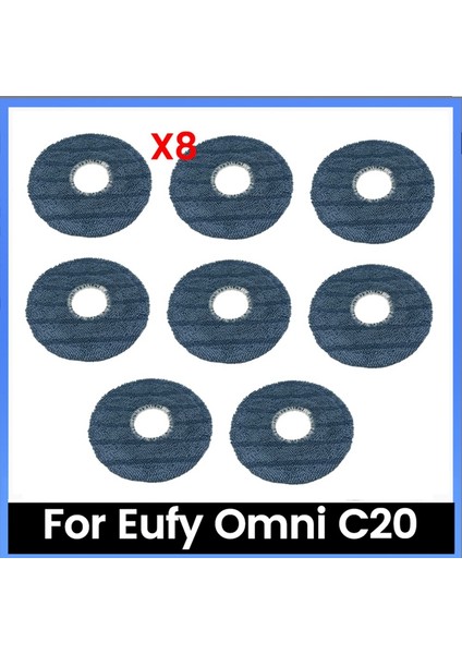 Omni C20 Robot Süpürge Parçaları Için 8 Adet Yedek Paspas Pedi Yıkanabilir Paspas Bezi Paspas Pedi (Yurt Dışından) fiyatları