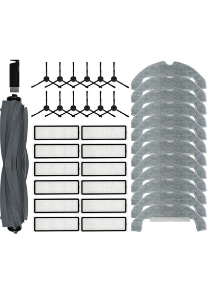 D10S Plus Robot Süpürge Ana Yan Fırça Paspas Bezi Bez Hepa Filtre Aksesuarları Yedek Parçalar (Yurt Dışından)
