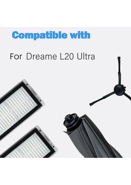 L20 Ultra X20 Pro X20 Robot Süpürge Yedek Parçaları Silindir Fırça Filtre Paspas Pedleri Toz Torbası (Yurt Dışından) fırsatları