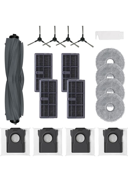 X30 Ultra, L10S Pro Ultra Elektrikli Süpürge Ana Yan Fırça Hepa Filtre Paspas Bezi Toz Torbası Aksesuar Seti (Yurt Dışından) fiyatları