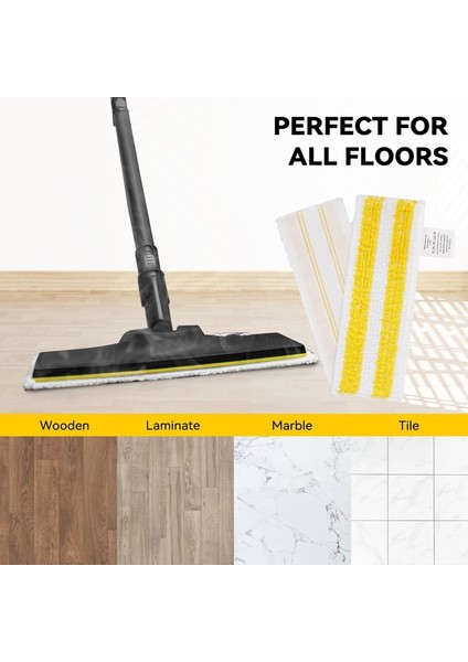 Easyfix Sc2 Sc3 Sc4 Sc5 Buharlı Temizleyici Için Buharlı Paspas Pedleri Bezi, Mikrofiber Yıkanabilir Yeniden Kullanılabilir Buharlı Paspas (Yurt Dışından) indirimleri