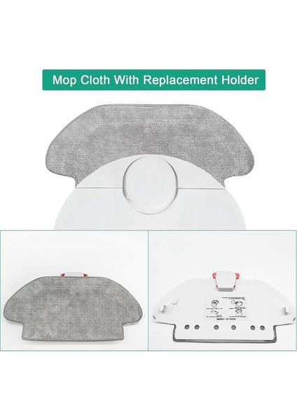 Mi Robot Vakumlu Mop 2s, Mop Pro, Mop P, S12, S10 Eu, STYJ02YM, V2 Pro, V3 Se, Mop Bezi Tutucu Ped Için (Yurt Dışından) modelleri