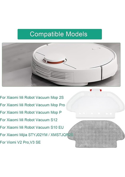 Mi Robot Vakumlu Mop 2s, Mop Pro, Mop P, S12, S10 Eu, STYJ02YM, V2 Pro, V3 Se, Mop Bezi Tutucu Ped Için (Yurt Dışından) fırsatları