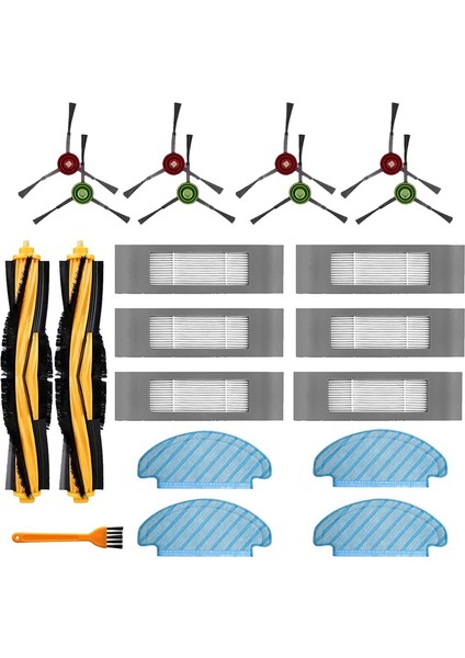 Vac Max Vac Hibrit Vakum Istasyonu Elektrikli Süpürge Robotu Için Fırça Filtre Paspas Bezi Yedek Parçaları (Yurt Dışından) fiyatları
