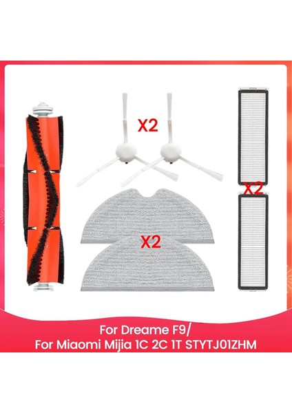 F9/ 1c 2c 1t STYTJ01ZHM Ana Yan Fırça Paspas Bezi Hepa Filtre Verimli Temizlik Aksesuarları Kiti (Yurt Dışından) fiyatları