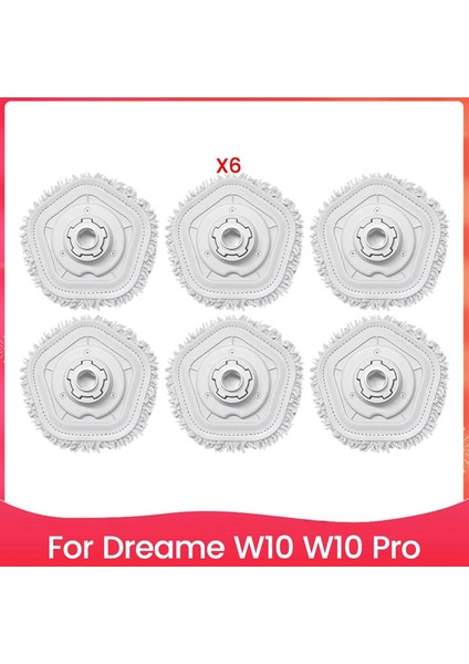 W10 W10 Pro Aksesuarları Robot Süpürge Için Paspas Pedi, Kendi Kendini Temizleyen ve Paspas Bezi Yedek Parçaları (Yurt Dışından) fiyatları