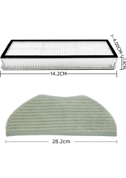 S10T STFCR01SZ Robot Süpürge Ana Yan Fırça Hepa Filtre Paspas Bezleri Yedek Parçalar Aksesuarlar (Yurt Dışından) fırsatları