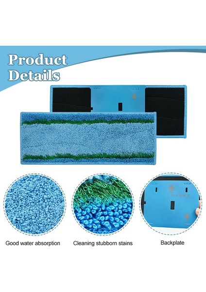 Jet M6 Serisi (6110) (6012) (6112) (6113) Için Islak Paspas Pedleri Ultimate Robot Paspas Aksesuarları Parçaları 3 Adet (Yurt Dışından) modelleri