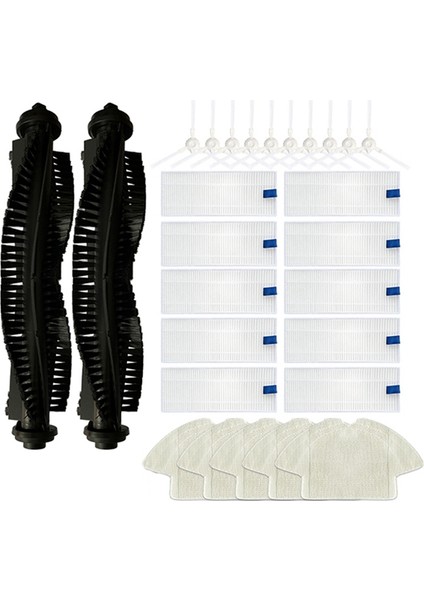 360 S6 Robot Süpürge Yıkanabilir Hepa Filtre Ana Fırça Yan Fırçalar Paspas Bezi Yedek Parçaları (Yurt Dışından) fiyatları