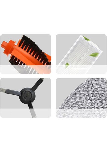 Mi Robot Vakumlu Paspas 2s / Paspas P / Paspas Pro / XMSTJQR2S / STYTJ02YM Parçaları Için 14 Adet Ana Yan Fırça Filtre Paspas (Yurt Dışından) indirimleri