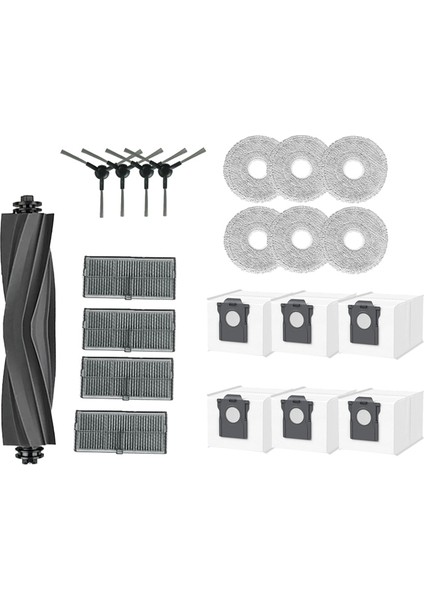E30 Ultra Roller Yan Fırça Hepa Filtre Paspas Pedi Toz Torbası Ultra Aksesuarları Için 21 Adet (Yurt Dışından) modelleri