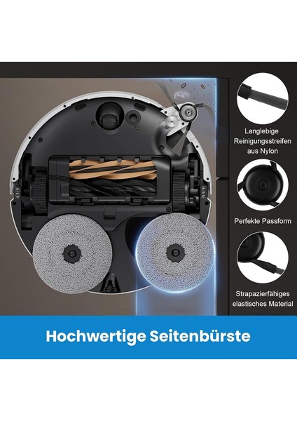 X50 Ultra Complete Robot Süpürge Için Aksesuar Seti, Ana Fırçalar, Filtreler, Toz Torbaları, Paspas Pedleri, Yan Fırçalar (Yurt Dışından) modelleri