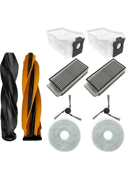 X50 Ultra / S40 Enhanced Edition Elektrikli Süpürge Parçaları Ana Silindir Yan Fırça Hepa Filtre Paspas Bezi Toz Torbaları (Yurt Dışından) fiyatları