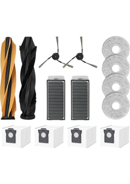 X50 Ultra Robot Süpürge Ana Yan Fırça Hepa Filtre Paspas Bezi Toz Torbası Aksesuarları (Yurt Dışından) fiyatları