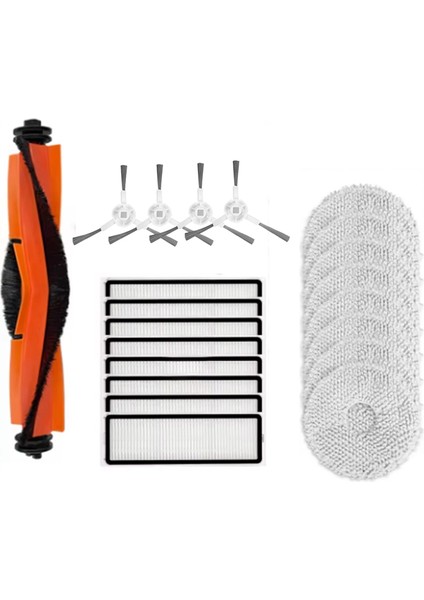 X20+/X10+ / X20 PLUS/X10 Plus Elektrikli Süpürge Aksesuarları Için 21 Adet Ana Yan Fırça Paspas Filtresi (Yurt Dışından) modelleri