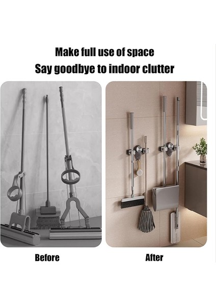 2 Adet Süpürge Askısı Paspas Askısı, Delmesiz Vantuzlu Süpürge Askısı Duvara Monte Banyo, Mutfak, Ofis Için (Yurt Dışından) modelleri