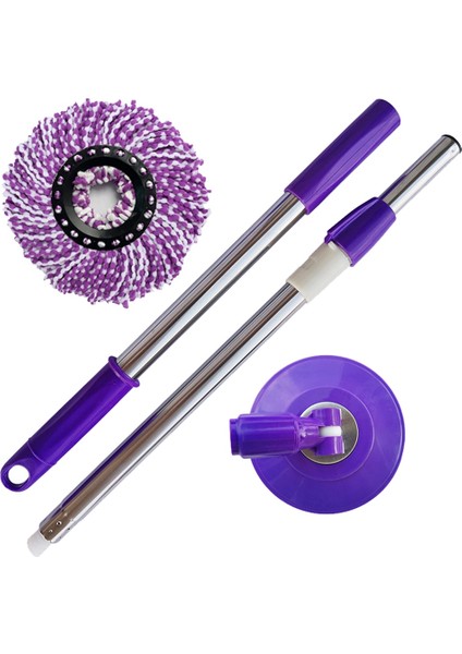 Paspas Yedek Parçaları Zemin 360 Derece Dönebilen Temizlik Paspası Temizlik Alet Seti (Yurt Dışından)