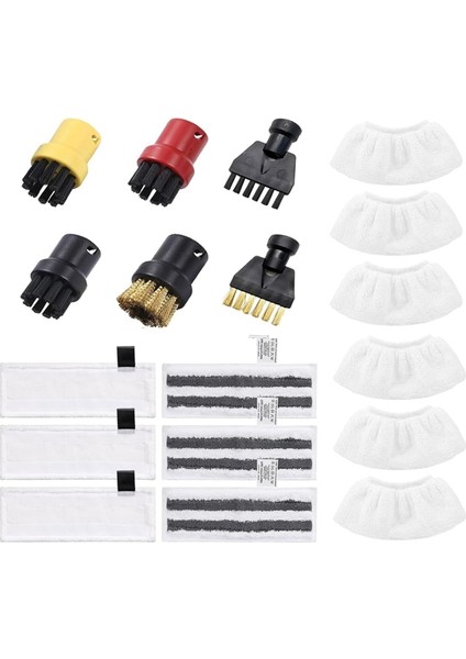 Easyfix Sc2 Sc3 Sc4 Sc5 Buharlı Temizleyici Aksesuarları, Mikrofiber Bez Seti ve Yuvarlak Zemin Nozulu Fırçaları (Yurt Dışından) fiyatları