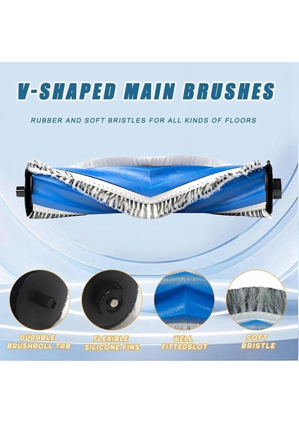 T30S Robot Süpürge Ana Yan Fırça Hepa Filtreler Paspas Bezi Pedleri Toz Torbaları Yedek Parçaları (Yurt Dışından) fırsatları