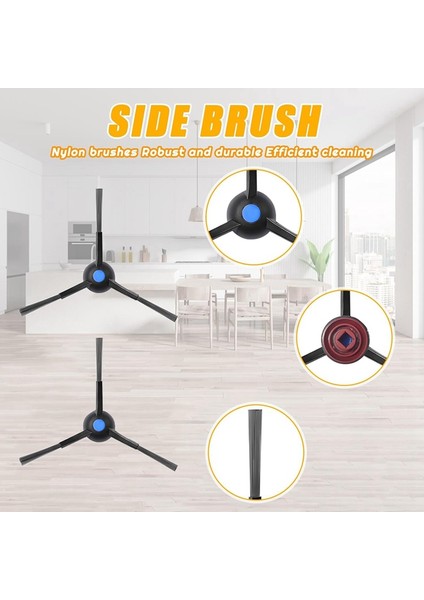 T30S Robot Süpürge Ana Yan Fırça Hepa Filtreler Paspas Bezi Pedleri Toz Torbaları Yedek Parçaları (Yurt Dışından) indirimleri