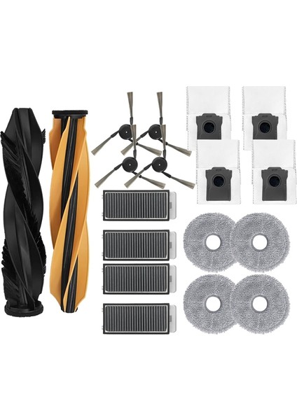 X50 Ultra Aksesuarları Ana Yan Fırça Hepa Filtre Paspas Bezi Toz Torbası Yedek Parçaları (Yurt Dışından) fiyatları