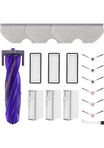 Freo x Plus Robot Süpürge Vakum Ana Yan Fırça Hepa Filtre Paspas Pedleri Toz Torbaları Yedek Aksesuarları (Yurt Dışından) fiyatları