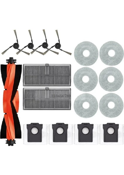 X40 Ultra, X40 Pro, S30 Pro Ultra Için Ana Yan Fırça Hepa Filtre Paspas Bezi Toz Torbası Yedek Aksesuarları (Yurt Dışından) fırsatları