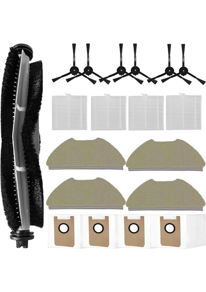 T20 Robot Süpürge Ana Yan Fırça Hepa Filtre Paspas Bezi Toz Torbası Yedek Parçaları (Yurt Dışından) fiyatları