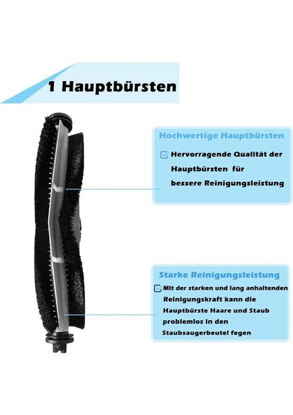 T20 Robot Süpürge Ana Yan Fırça Hepa Filtre Paspas Bezi Toz Torbası Yedek Parçaları (Yurt Dışından) modelleri