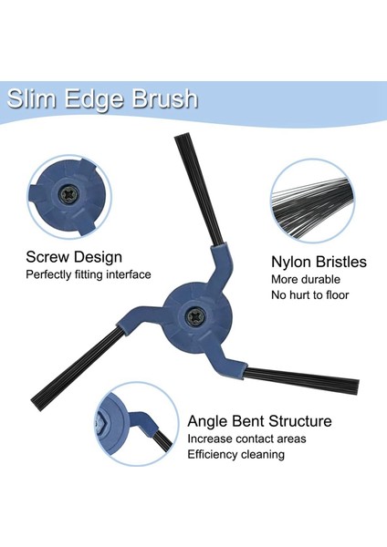 Clean X9 Pro Parçaları Aksesuarları Ana Yan Fırça Hepa Filtre Paspas Bezi Değişimi (Yurt Dışından) indirimleri