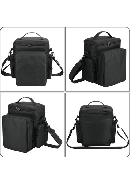 Txesign Seyahat Taşıma Mikrofon Çantası 6 Yuvalı Mikrofon Çantası Sap Askısı ve Omuz Askısı ile Mikrofon Taşıma Çantası (Yurt Dışından)