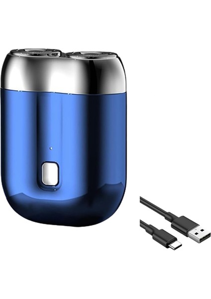 Çift Başlı Elektrikli Tıraş Makinesi Elektrikli Taşınabilir Seyahat Taşınabilir Tıraş Makinesi Erkekler Için (Yurt Dışından)