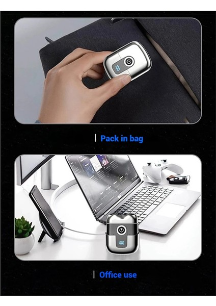 Erkek Elektrikli Tıraş Makinesi Tıraş Makinesi Manyetik Başlık Mini Taşınabilir Çift Başlıklı Tıraş Makinesi Çift Başlıklı Dijital Ekranlı Tıraş Makinesi (Yurt Dışından) indirimleri