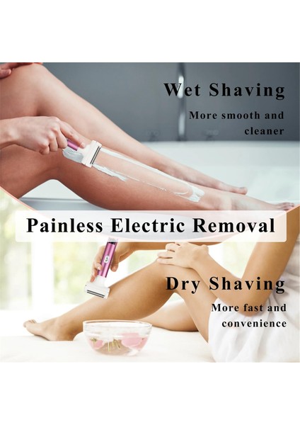 Islak ve Kuru Kablosuz Elektrikli Tıraş Makinesi LED Ekranlı Yüz Tüy Alma Makinesi Pürüzsüz ve Nazik Bikini Düzeltici Yüz ve Vücut Için (Yurt Dışından) indirimleri