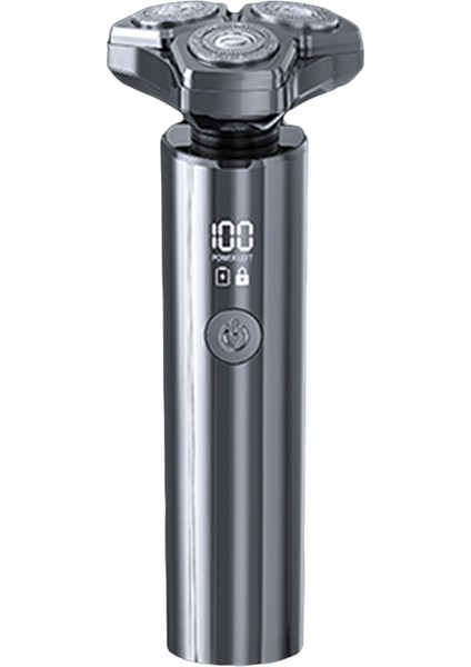 Erkek Elektrikli Tıraş Makinesi, Erkek Şarj Edilebilir Islak ve Kuru Tıraş Makinesi, Hızlı Şarj, Su Geçirmez, LED Ekran. (Yurt Dışından)