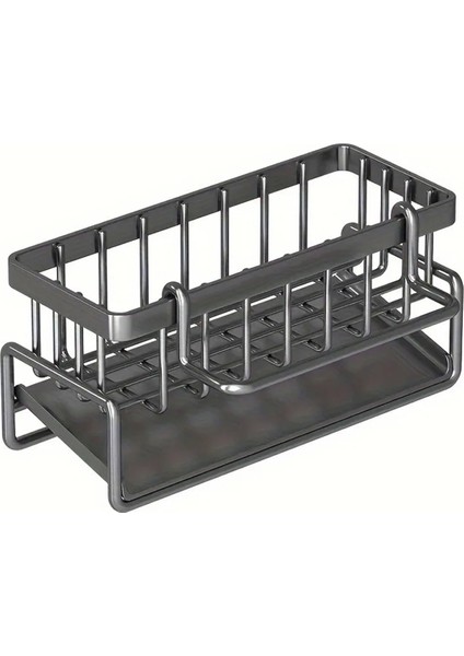 Mutfak Lavabo Düzenleyici Raf, Mutfak Rafı, Ev Lavabo Sofra Takımı Süzgeç Depolama Rafı, Sünger Deterjan Depolama Rafı B (Yurt Dışından)