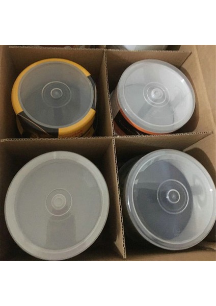 CD Saklama Kutusu Kovası 50 Parça Plastik Kova Şeffaf Koruma Kutusu Vcd/dvd Saklama Diski (Yurt Dışından) modelleri