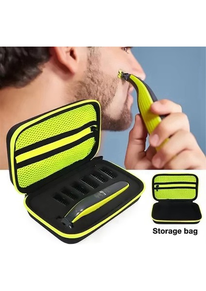 Taşınabilir Çanta Darbeye Dayanıklı Sert Seyahat Saklama Çantası Jilet Saklama Çantası Philips QP150/QP2520/90/70EVA Jilet Kutusu Için Uygun (Yurt Dışından) fırsatları