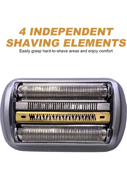 94M Elektrikli Tıraş Makinesi Yedek Başlığı Braun Series 9 Tıraş Makineleri Folyo Bıçakları 9290CC, 9291CC, 9370CC, 9293S, 9385CC, 9390CC (Yurt Dışından) modelleri