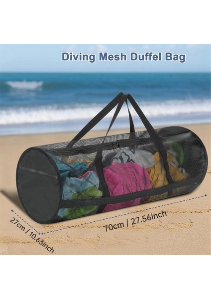 Dalış File Spor Çantası, Hızlı Kuruyan Havalandırma Sistemi File Spor Çantası Tüplü Dalış Futbol Ekipman Çantası (Yurt Dışından) modelleri