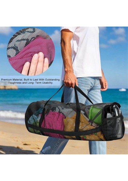 Dalış File Spor Çantası, Hızlı Kuruyan Havalandırma Sistemi File Spor Çantası Tüplü Dalış Futbol Ekipman Çantası (Yurt Dışından) fırsatları